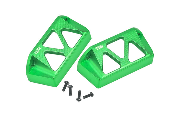 Traxxas E-Revo Brushless / E-Revo VXL 2.0 Aluminum Servo Protector - 2Pcs Set Green