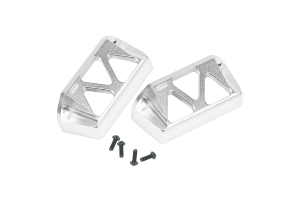 Traxxas E-Revo Brushless / E-Revo VXL 2.0 Aluminum Servo Protector - 2Pcs Set Silver