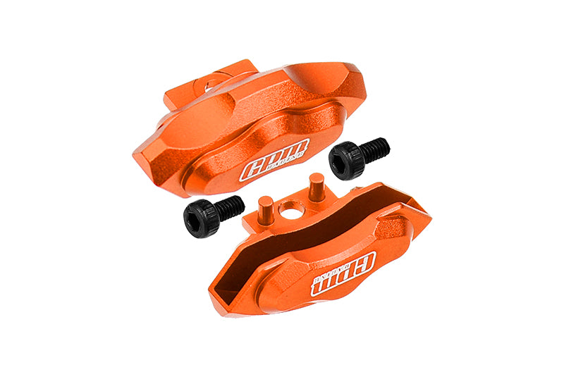Aluminum Front Or Rear Brake Caliper For 1/10 Traxxas Ford GT 4-Tec 2.0 83056-4 / 4-Tec 3.0 93054-4 - 1Pr Set Orange