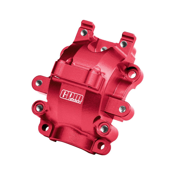 Aluminum 7075 Alloy Front Differential Housing For Traxxas 1:10 Ford GT 4-TEC 2.0 / 4-TEC 3.0 Corvette Stingray / Factory Five 1933 Hot Rod Coupe / Toyota GR Supra GT4 - Red