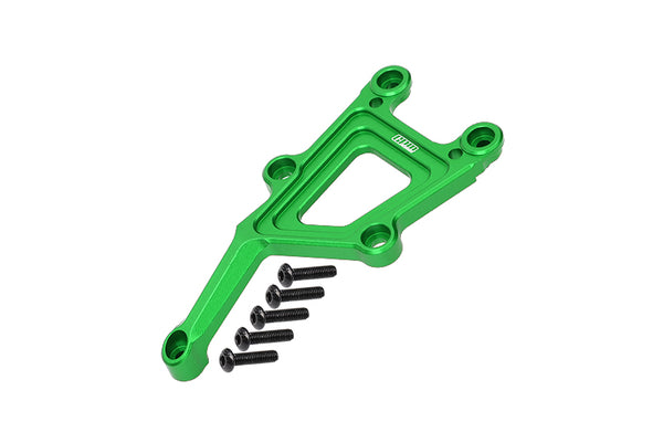 Aluminum Front Top Plate For 1/10 Traxxas Ford GT 4-Tec 2.0 83056-4 / 4-Tec 3.0 93054-4 - 6Pc Set Green