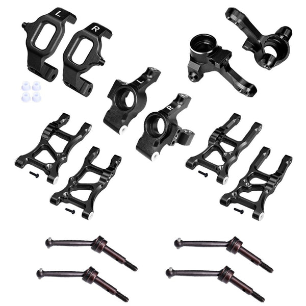 Aluminum Essential Conversion Kit For Traxxas 1/10 FORD GT 4-TEC 2.0 & 3.0 Upgrades - Black