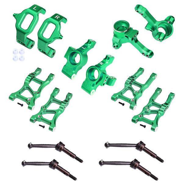 Aluminum Essential Conversion Kit For Traxxas 1/10 FORD GT 4-TEC 2.0 & 3.0 Upgrades - Green