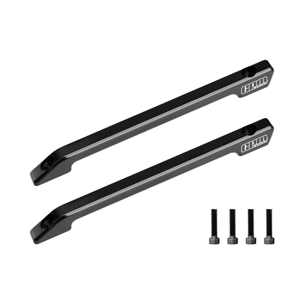 Aluminum 7075-T6 Alloy Roof Skid Rail For Vanquish 1:10 H10 Optic Kit / Yokohama RTR / Sparco RTR Rock Crawler Upgrades - Black