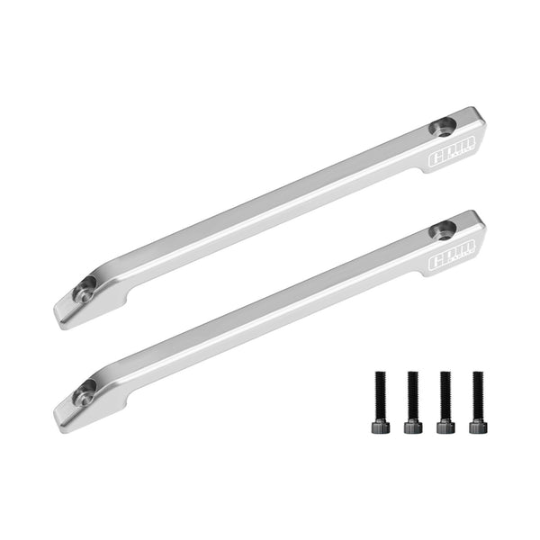Aluminum 7075-T6 Alloy Roof Skid Rail For Vanquish 1:10 H10 Optic Kit / Yokohama RTR / Sparco RTR Rock Crawler Upgrades - Silver