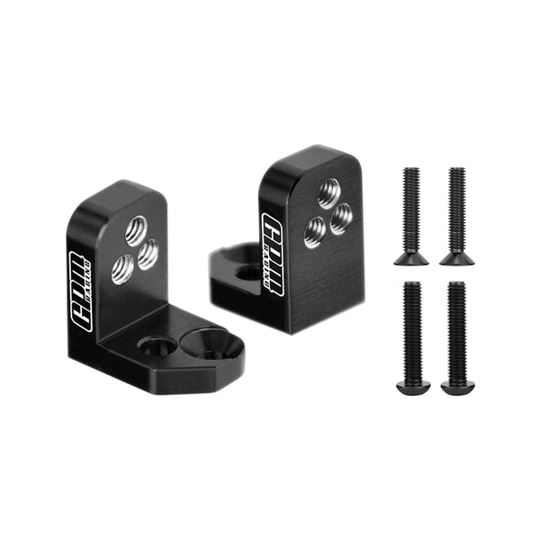 Aluminum 7075-T6 Alloy New Design Adjustable Rear Shock Mount For Vanquish 1/10 H10 Optic Yokohama Sparco RTR Rock Crawler Upgrades - Black