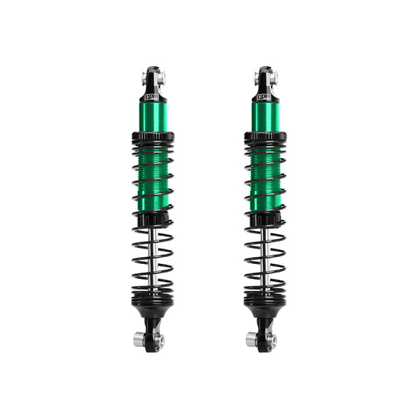 6061-T6 Alloy Front Or Rear Adjustable 89mm Shock Set For Vanquish 1:10 H10 Optic / Yokohama / Sparco Rock Crawler Upgrades - Green