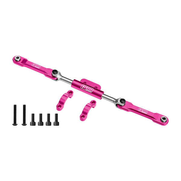 Aluminum Alloy Front Steering Links for Vanquish 1/10 H10 Optic Kit-VPS09027 Upgrades - Pink