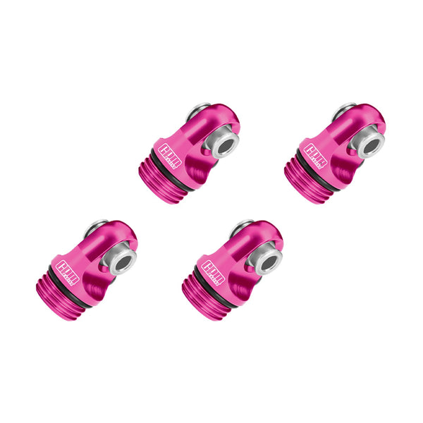 Aluminum 7075-T6 Alloy Shock Cap for Vanquish 1/10 H10 Optic Kit Rock Crawler Kit-VPS09027 Upgrades - Pink
