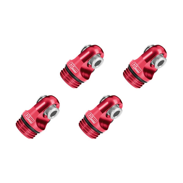Aluminum 7075-T6 ALLOY SHOCK CAP FOR Vanquish 1/10 H10 Optic Kit Rock Crawler Kit-VPS09027 Upgrades - Red