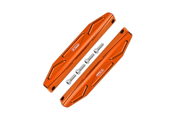 Traxxas Hoss 4X4 VXL (90076-4) Aluminum Chassis Nerf Bars - 6Pc Set Orange