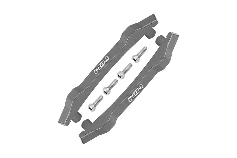 Aluminum Roof Skid Plate For Traxxas HOSS 4X4 VXL (90076-4) - 6Pc Set Gray Silver