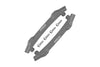 Aluminum Roof Skid Plate For Traxxas HOSS 4X4 VXL (90076-4) - 6Pc Set Gray Silver