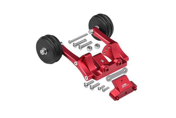 Traxxas Hoss 4X4 VXL (90076-4) Aluminum Rear Adjustable Wheelie - 12Pc Set Red