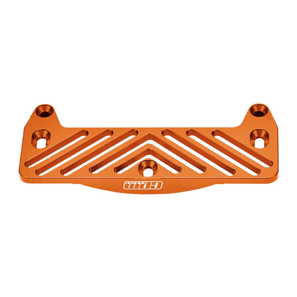 Tamiya Lunch Box Aluminum Front Bumper Mount - 1Pc Set Orange