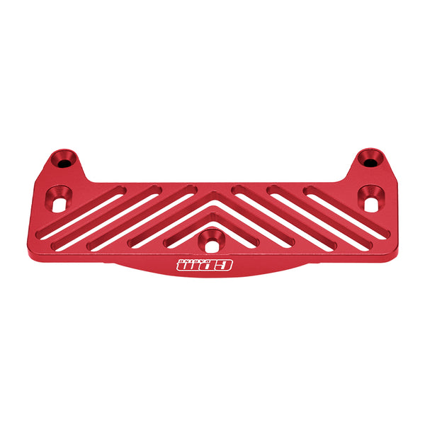 Tamiya Lunch Box Aluminum Front Bumper Mount - 1Pc Set Red