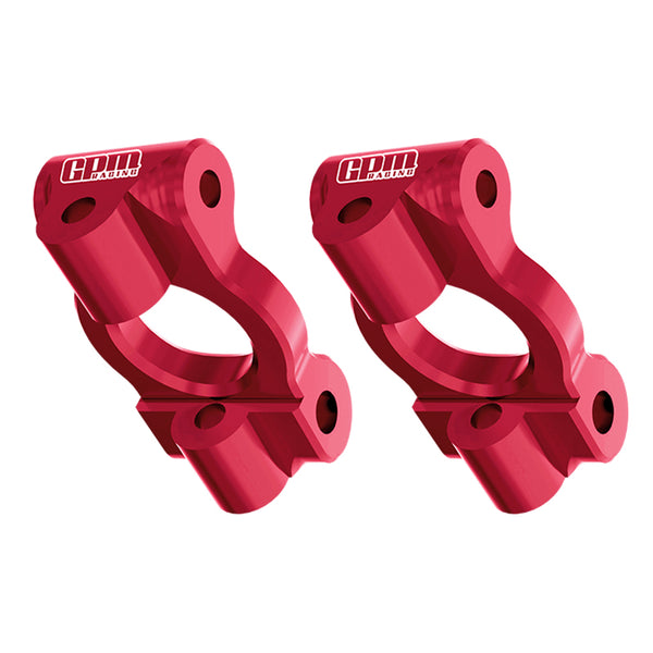 Aluminium 7075 Alloy Front Caster Blocks for LOSI 1:24 Micro-B 2WD Buggy RTR-LOS00007 / 1:28 Micro-T 2S 2WD RTR Stadium Truck-LOS-1392 Upgrades - Red