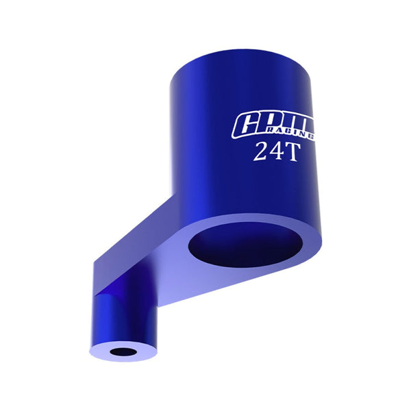 Aluminum 7075 Alloy 24T Servo Arm For LOSI 1/24 Micro-B 2WD Buggy RTR-LOS00007 Upgrades - Blue