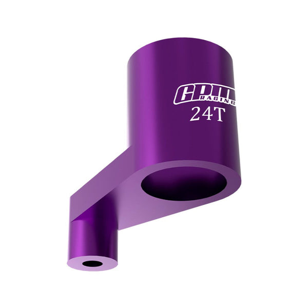 Aluminum 7075 Alloy 24T Servo Arm For LOSI 1/24 Micro-B 2WD Buggy RTR-LOS00007 Upgrades - Purple