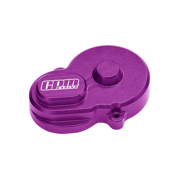 Aluminum 7075 Alloy Rear Main Gear Cover (Use With GPM Optional Motor Plate) For LOSI 1/24 Micro-B 2WD Buggy RTR-LOS00007 Upgrade Parts - Purple