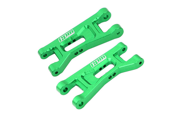 Aluminum 7075 Alloy Front Lower Arms For LOSI 1/24 Micro-B 2WD Buggy RTR-LOS00007 Upgrade Parts - Green
