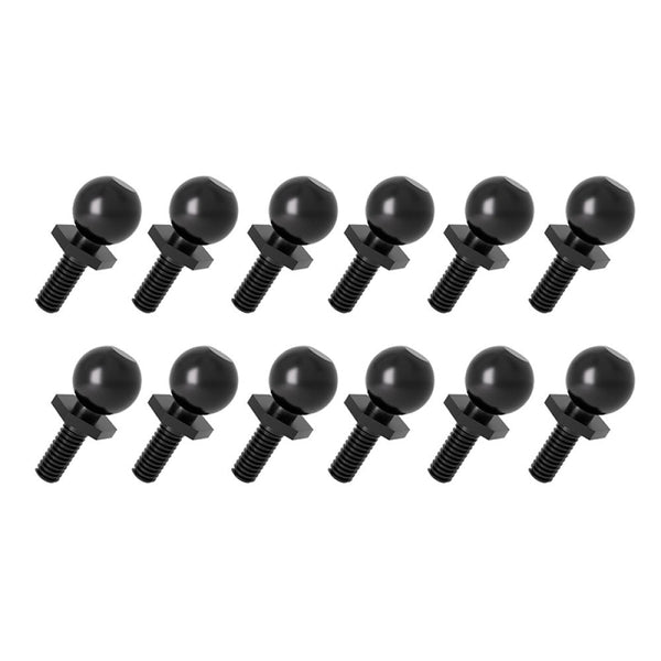 Medium Carbon Steel Ball Head Screw (M1.4 Pivot) For LOSI 1/24 Micro-B 2WD Buggy RTR-LOS00007 Upgrade Parts - Black