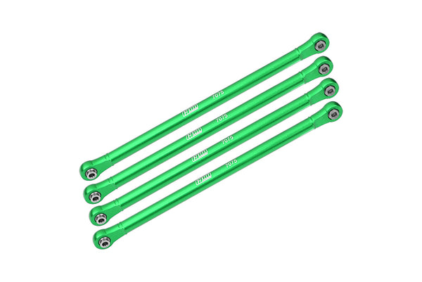 Aluminum 7075-T6 Upper Link Bar Set For Losi 1:8 LMT 4WD Solid Axle Monster Truck LOS04022 / Son-uva Digger LOS04021 Upgrades - Green