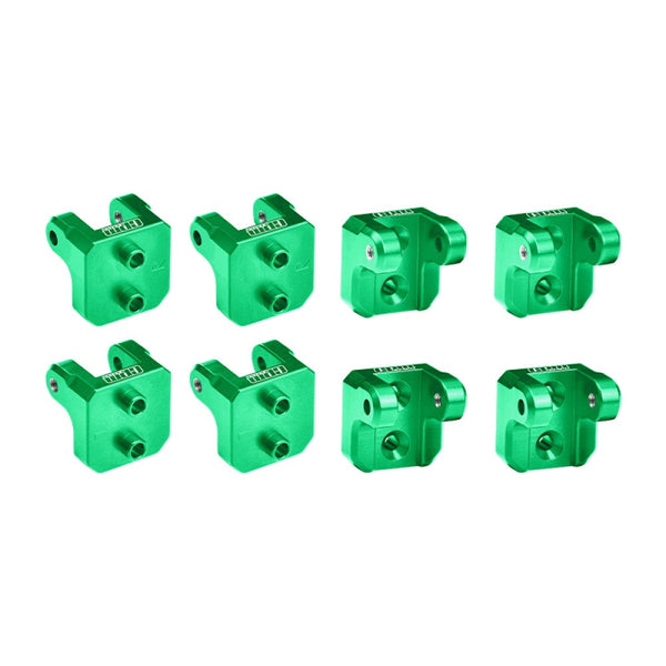 Aluminum 7075-T6 Alloy Front And Rear Upper Shock Mount For LOSI 1/8 LMT 2.0 Grave Digger 4X4 Solid Axle Brushless Monster Truck-LOS04028 Upgrades - Green