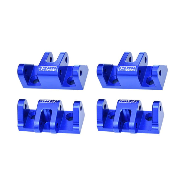 Aluminum 7075-T6 Alloy Lower Shock Mount For LOSI 1/8 LMT 2.0 Grave Digger 4X4 Solid Axle Brushless Monster Truck-LOS04028 Upgrades - Blue
