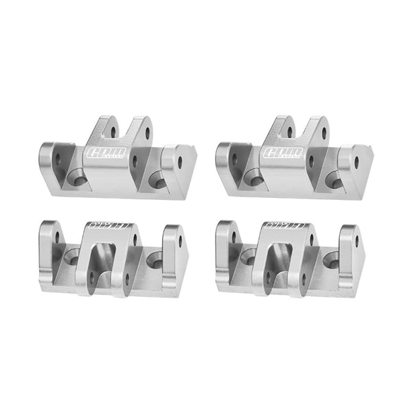 Aluminum 7075-T6 Alloy Lower Shock Mount For LOSI 1/8 LMT 2.0 Grave Digger 4X4 Solid Axle Brushless Monster Truck-LOS04028 Upgrades - Silver