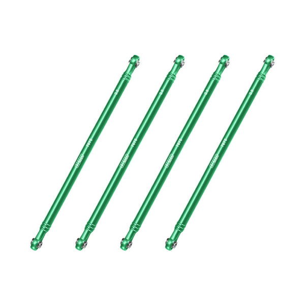 Aluminum 7075-T6 Alloy Upper Link Bar Set For LOSI 1/8 LMT 2.0 Grave Digger 4X4 Solid Axle Brushless Monster Truck-LOS04028 Upgrades - Green