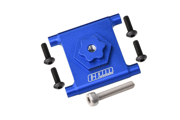 Losi 1/10 Lasernut U4 Tenacity LOS03028 Aluminium Spare Tire Mount - 6Pc Set Blue - JTeamhobbies