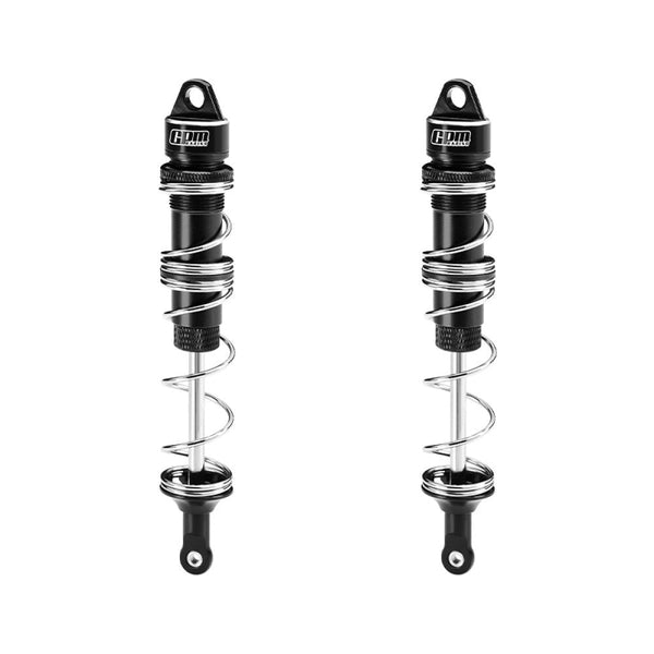 Aluminum 6061-T6 Alloy Rear Double Section Spring Dampers 135mm For LOSI 1/6 8IGHT-X Super Lasernut 4WD Brushless Buggy RTR-LOS04019 Upgrades - Black