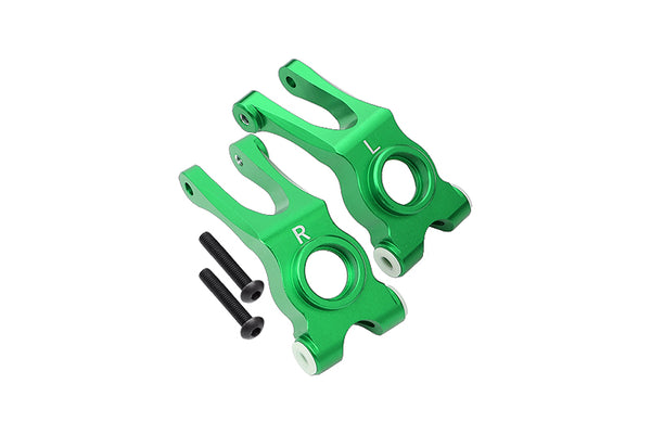 Aluminum Rear Knuckle Arm For Arrma 1:10 GRANITE / BIG ROCK 3S / BIG ROCK V3 3S / VORTEKS 3S - 1Pr Set Green