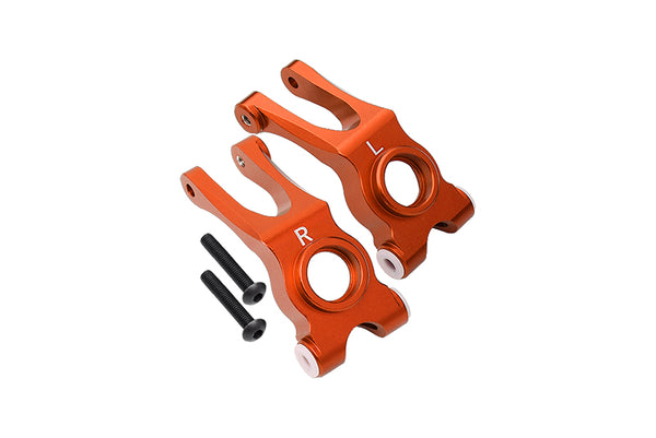 Aluminum Rear Knuckle Arm For Arrma 1:10 GRANITE / BIG ROCK 3S / BIG ROCK V3 3S / VORTEKS 3S - 1Pr Set Orange