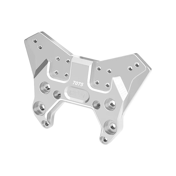 Aluminum 7075 Alloy Front Shock Tower For Arrma 1:7 MOJAVE 6S EXB / MOJAVE 6S RTR / MOJAVE 6S V2 Desert Truck Upgrades - Silver