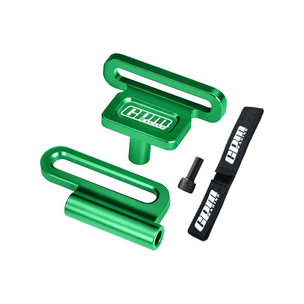 Aluminum 7075-T6 Alloy Retainer Battery Hold-Down For Arrma 1/16 Mini Kraton 3S Speed Truck-ARA2508 Upgrades - Green