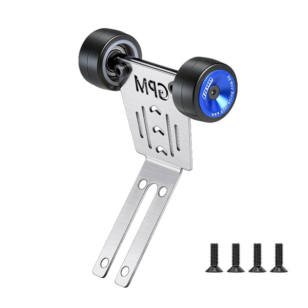Stainless Steel Bearing Wheelie Bar Thick 1mm For Arrma 1/16 Mini Kraton 3S Speed Truck-ARA2508 Upgrades - Blue