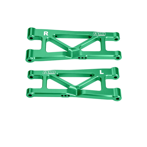 Aluminum 7075-T6 Alloy Rear Lower Suspension Arms For Arrma 1/16 Mini Kraton 3S Speed Truck-ARA2508 Upgrades - Green