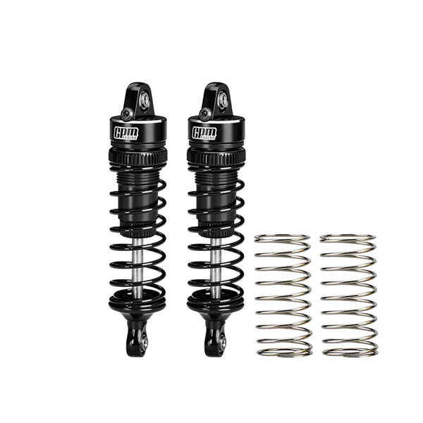 Aluminum Alloy Front Shock Absorbers 62mm For Arrma 1/16 Mini Kraton 3S Speed Truck-ARA2508 Upgrades - Black