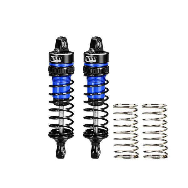 Aluminum Alloy Front Shock Absorbers 62mm For Arrma 1/16 Mini Kraton 3S Speed Truck-ARA2508 Upgrades - Blue