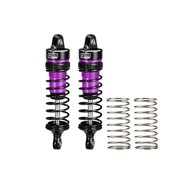 Aluminum Alloy Front Shock Absorbers 62mm For Arrma 1/16 Mini Kraton 3S Speed Truck-ARA2508 Upgrades - Purple