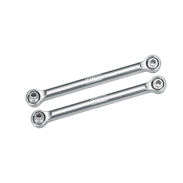 Aluminum 7075-T6 Alloy Front Steering Toe Links For Arrma 1/16 Mini Kraton 3S Speed Truck-ARA2508 Upgrades - Silver