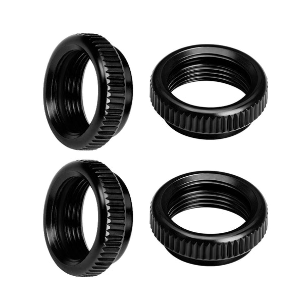 Aluminum 6061-T6 Alloy Shock Collars For Arrma 1/16 Mini Kraton 3S Speed Truck-ARA2508 Upgrades - Black