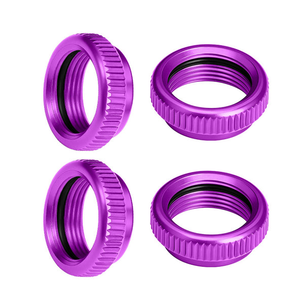 Aluminum 6061-T6 Alloy Shock Collars For Arrma 1/16 Mini Kraton 3S Speed Truck-ARA2508 Upgrades - Red