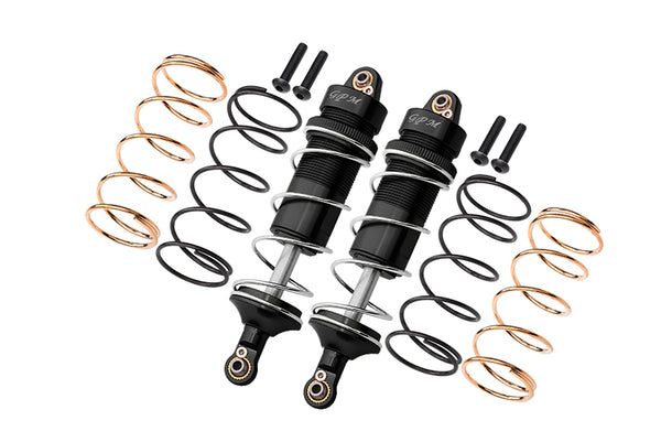GPM Aluminum Front Thickened Spring Dampers 107mm Silver : KRATON 4S BLX