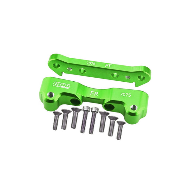 Aluminum Front Lower Suspension Mount for Arrma 1:5 KRATON 8S BLX / Outcast 8S BLX / KRATON EXB Roller Upgrades - Green