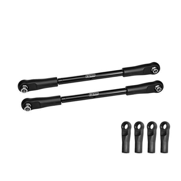 4140 Carbon Steel Adjustable Rear Upper Toe Links 157-162mm For Arrma 1:5 Kraton 8S / Outcast 8S EXB