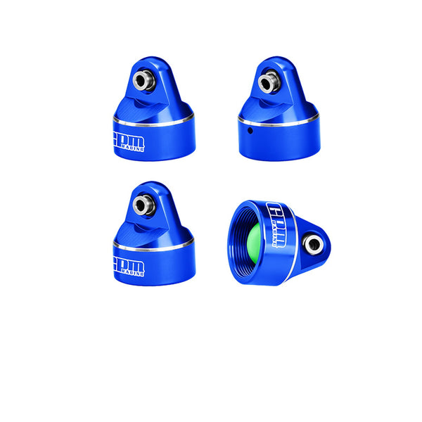 Aluminum 7075 Alloy Shock Cap For Original and GPM Optional Shock Absorbers Suitable For ARRMA 1:5 Kraton 8S / Outcast 8S EXB - Blue