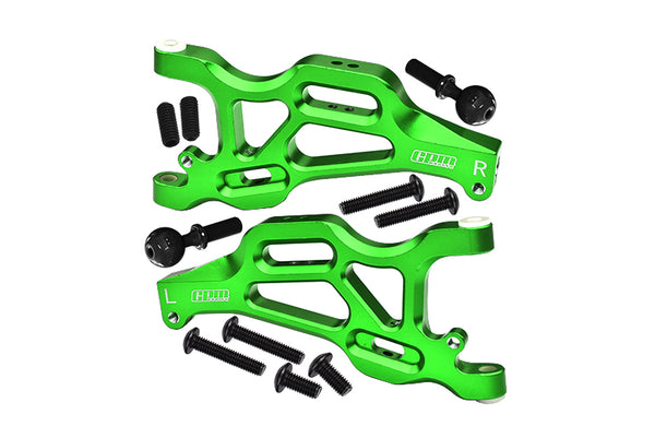 Arrma 1/7 Mojave 6S BLX Aluminum Front Lower Arms - 2Pc Set Green